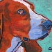 basset hound painting
