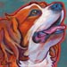 cavailier spaniel dog painting