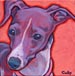 italian greyhound dog art