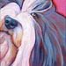 tibitan terrier dog painting